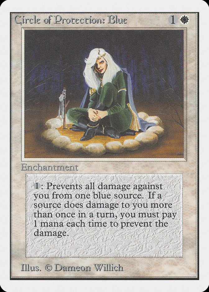Circle of Protection: Blue [Unlimited Edition] | Webway Games