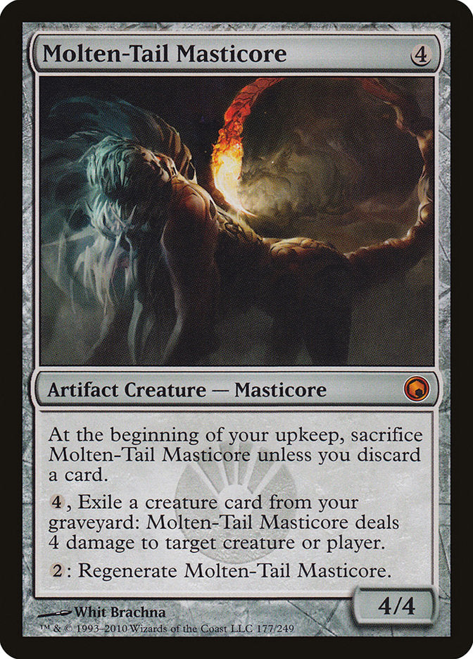 Molten-Tail Masticore [Scars of Mirrodin] | Webway Games