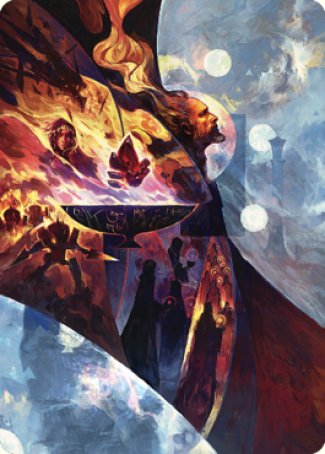 Urza's Command Art Card [The Brothers' War Art Series] | Webway Games