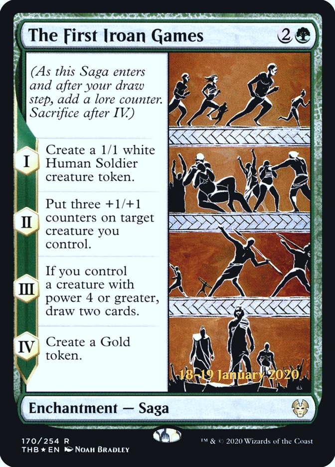 The First Iroan Games [Theros Beyond Death Prerelease Promos] | Webway Games