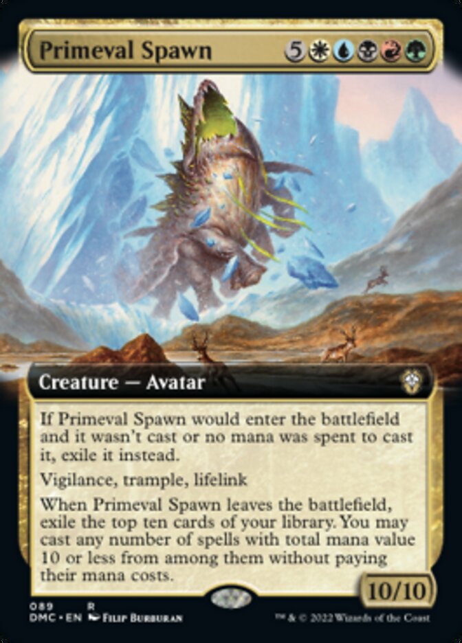 Primeval Spawn (Extended Art) [Dominaria United Commander] | Webway Games