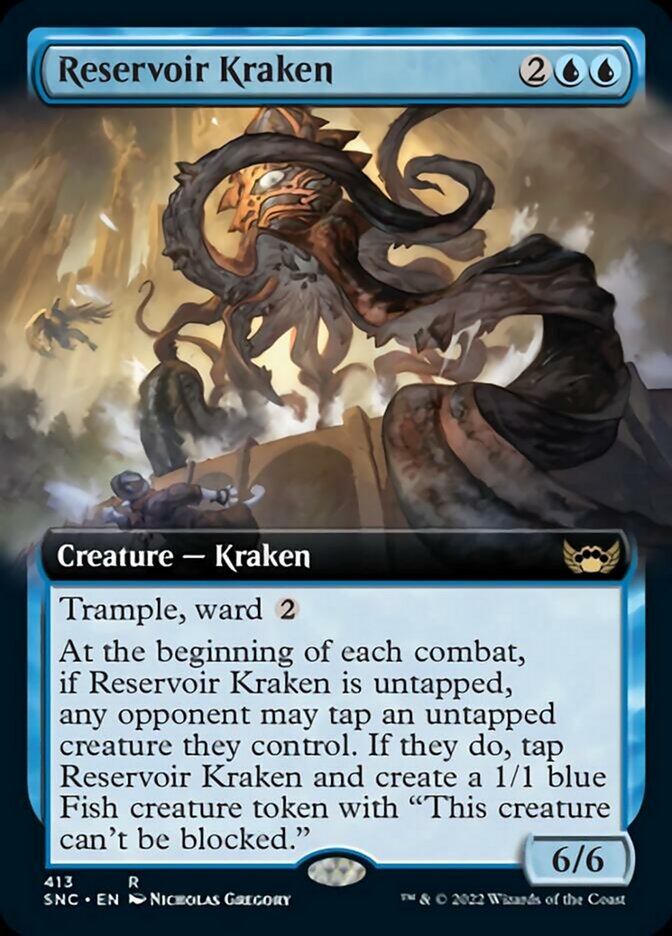 Reservoir Kraken (Extended Art) [Streets of New Capenna] | Webway Games