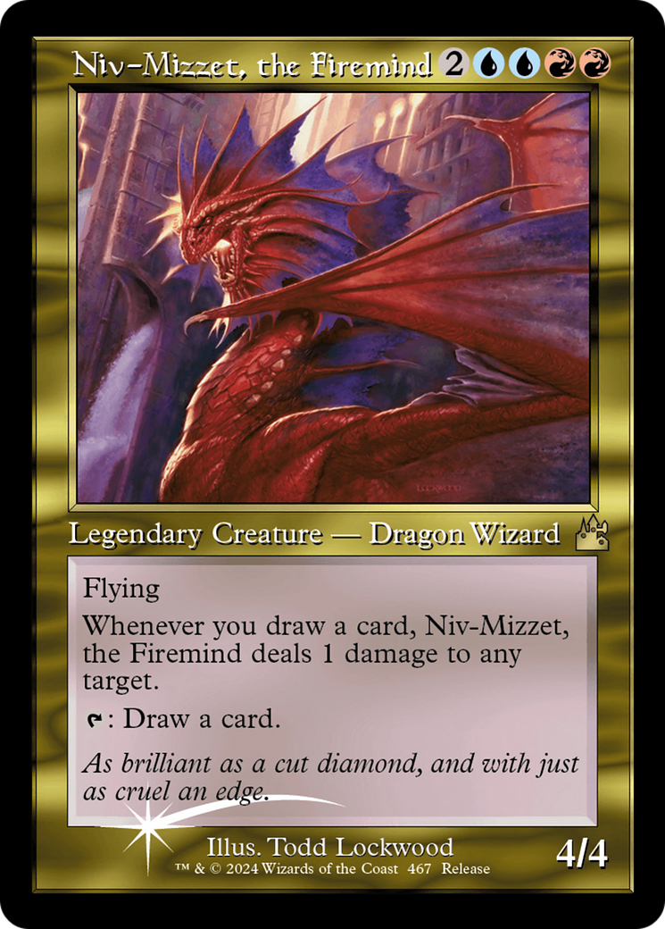 Niv-Mizzet, the Firemind (Retro Frame) [Ravnica Remastered] | Webway Games