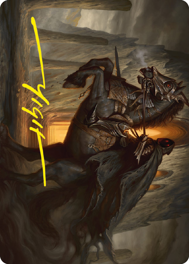Nazgul Art Card (Gold-Stamped Signature) [The Lord of the Rings: Tales of Middle-earth Art Series] | Webway Games