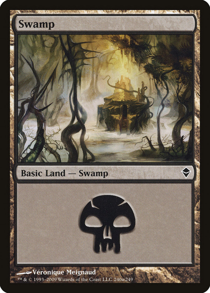 Swamp (#240a) [Zendikar] | Webway Games