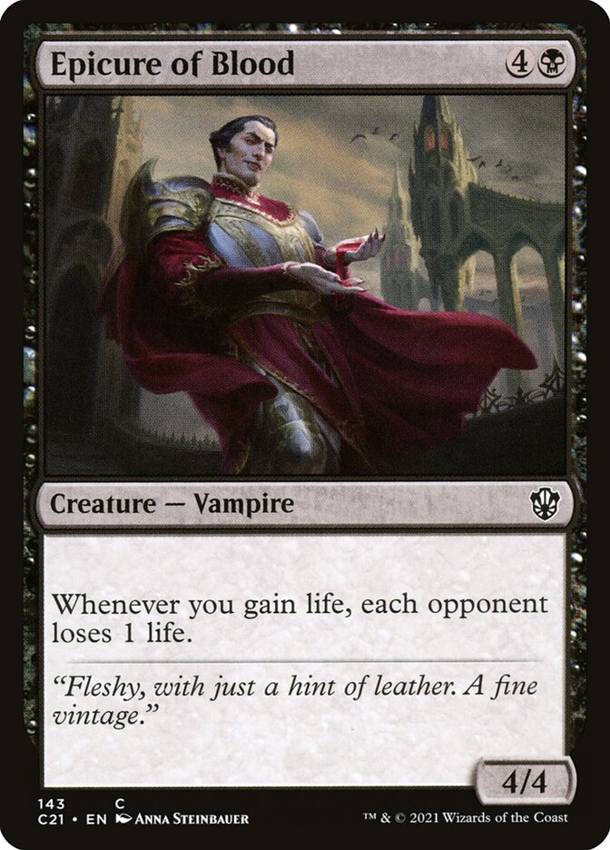 Epicure of Blood [Commander 2021] | Webway Games