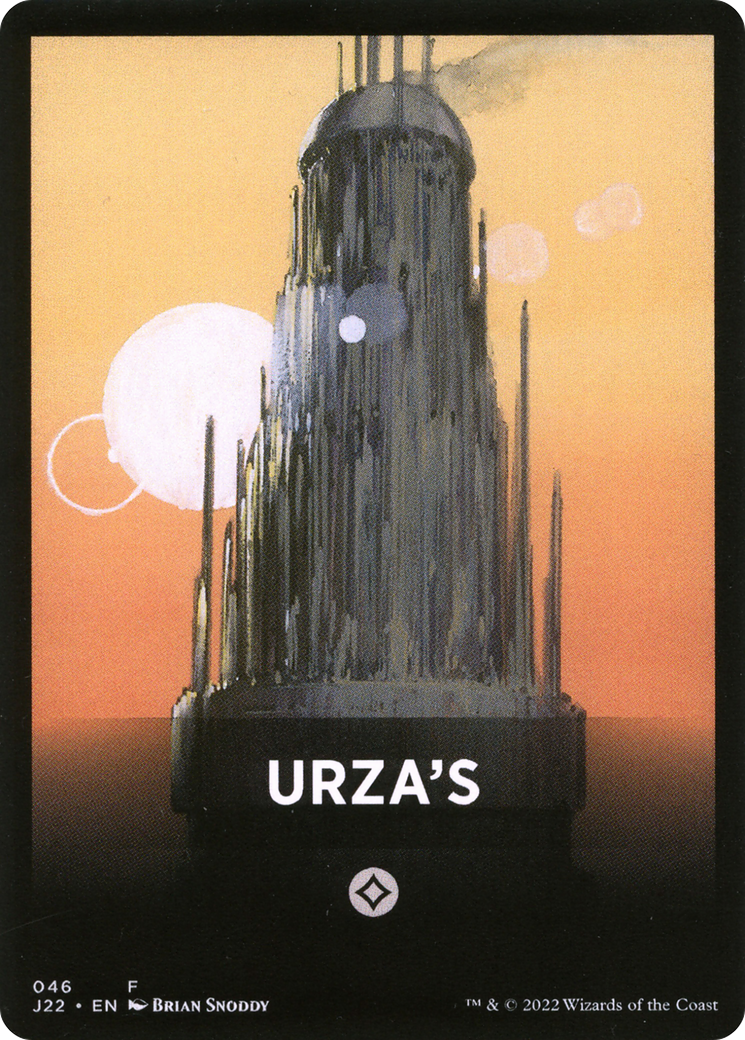 Urza's Theme Card [Jumpstart 2022 Front Cards] | Webway Games