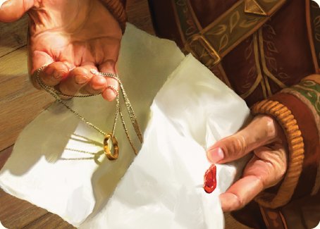 Bilbo's Ring Art Card [The Lord of the Rings: Tales of Middle-earth Art Series] | Webway Games