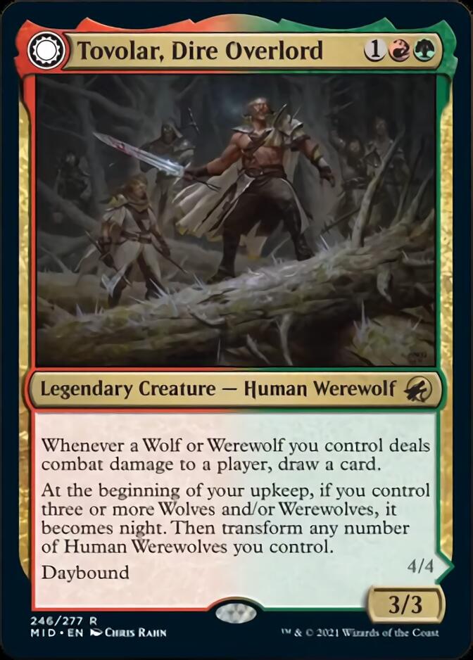 Tovolar, Dire Overlord // Tovolar, the Midnight Scourge [Innistrad: Midnight Hunt] | Webway Games
