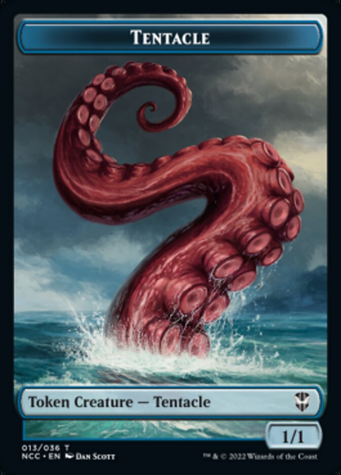 Tentacle // Champion of Wits Double-sided Token [Streets of New Capenna Commander Tokens] | Webway Games