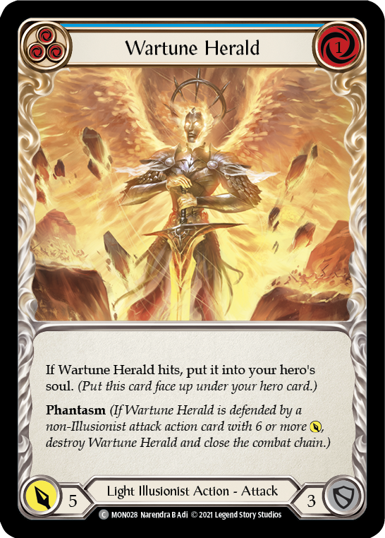 Wartune Herald (Blue) [MON028] 1st Edition Normal | Webway Games