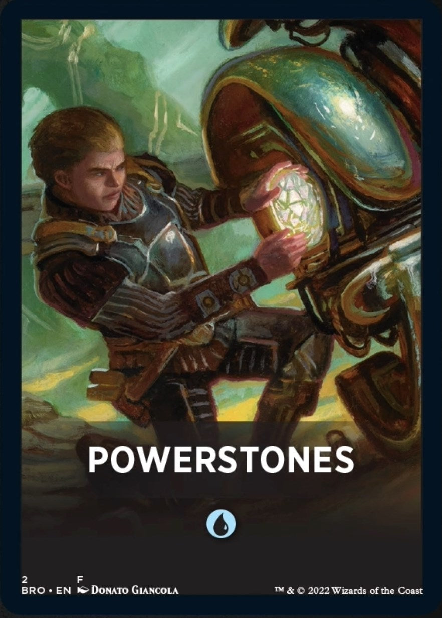 Powerstones Theme Card [The Brothers' War Tokens] | Webway Games