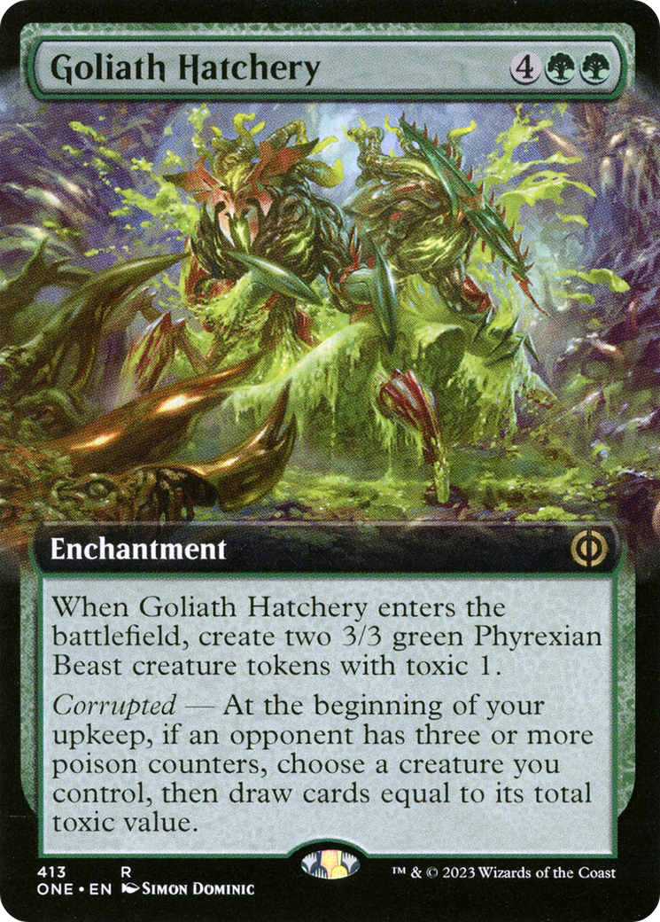 Goliath Hatchery (Extended Art) [Phyrexia: All Will Be One] | Webway Games
