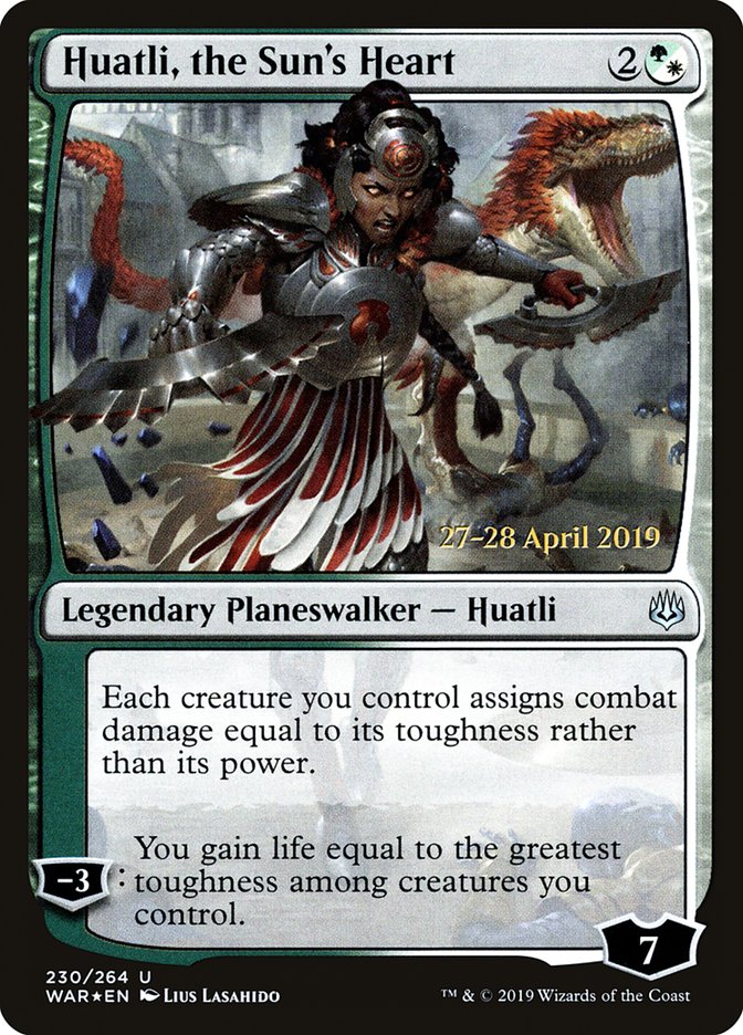 Huatli, the Sun's Heart  [War of the Spark Prerelease Promos] | Webway Games