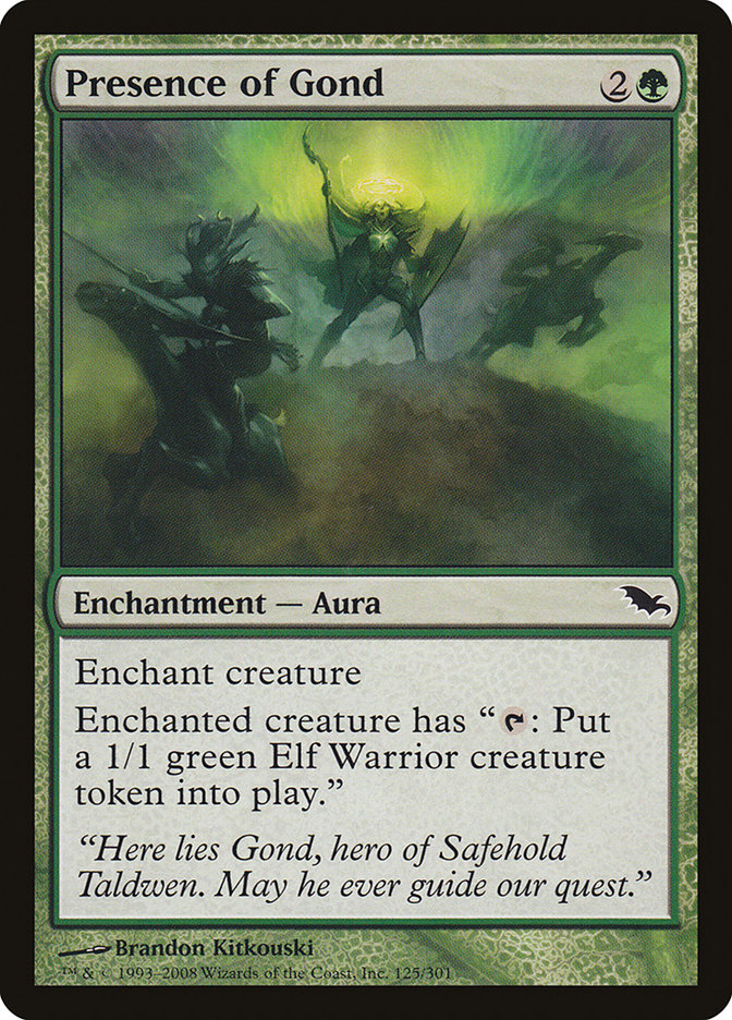 Presence of Gond [Shadowmoor] | Webway Games