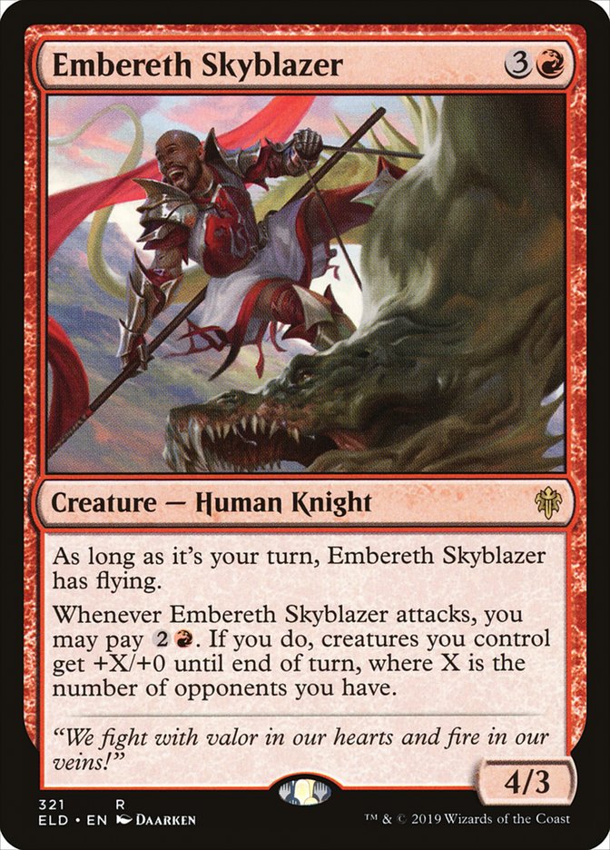 Embereth Skyblazer [Throne of Eldraine] | Webway Games