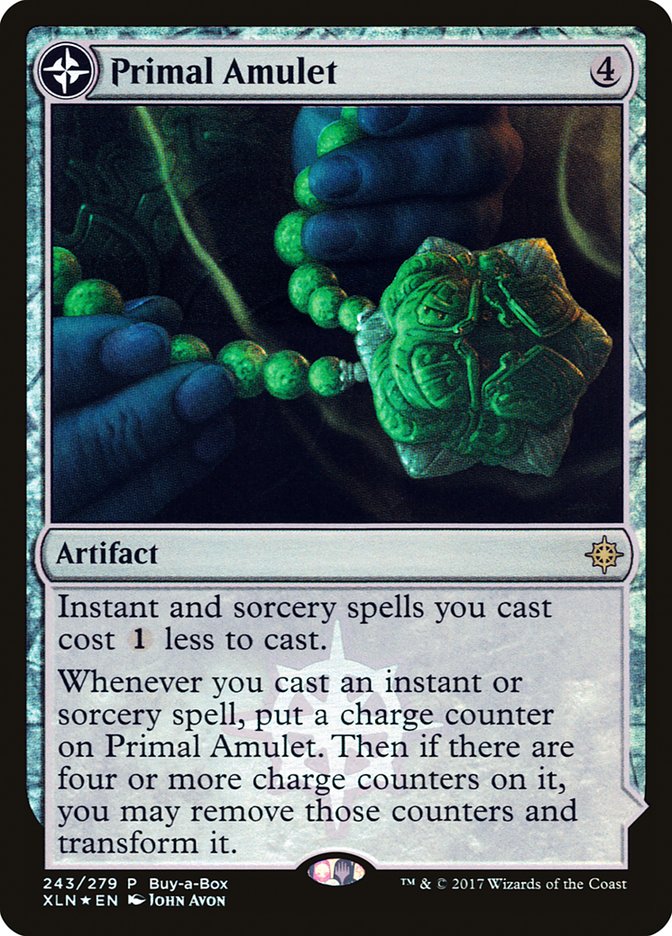 Primal Amulet // Primal Wellspring (Buy-A-Box) [Ixalan Treasure Chest] | Webway Games