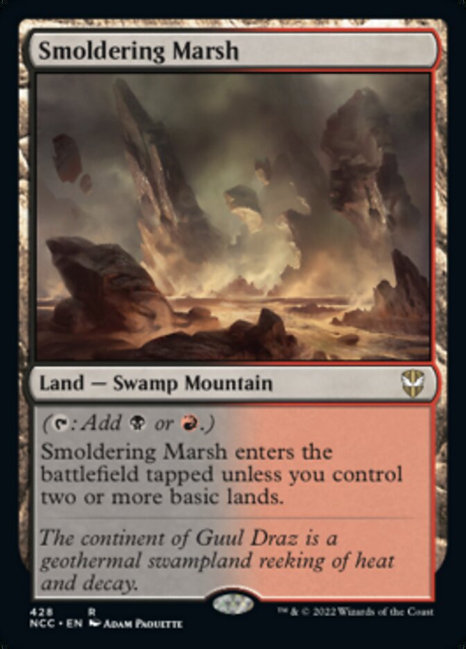 Smoldering Marsh [Streets of New Capenna Commander] | Webway Games