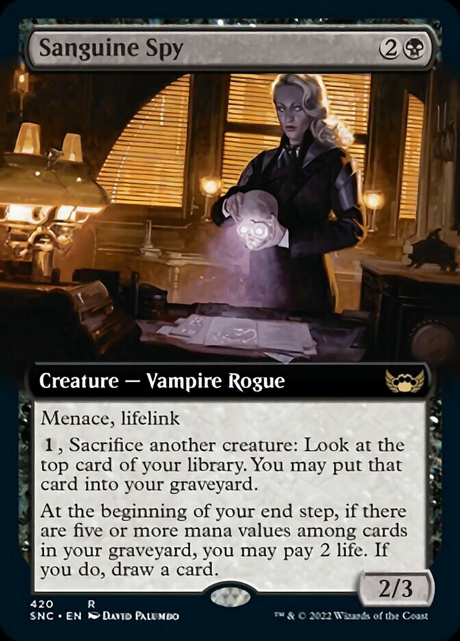 Sanguine Spy (Extended Art) [Streets of New Capenna] | Webway Games