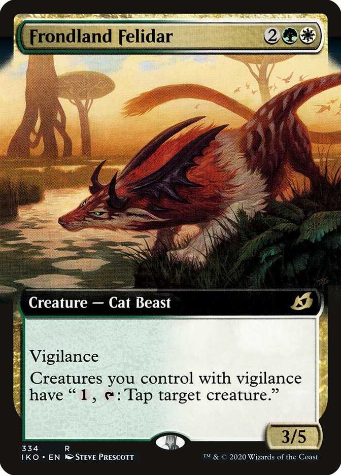 Frondland Felidar (Extended Art) [Ikoria: Lair of Behemoths] | Webway Games