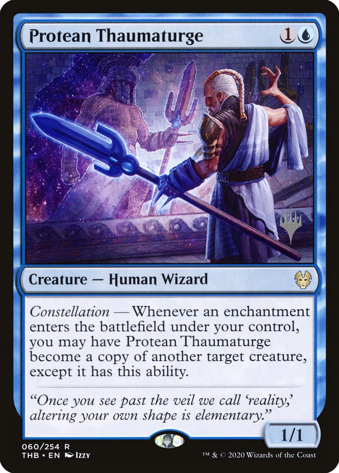 Protean Thaumaturge (Promo Pack) [Theros Beyond Death Promos] | Webway Games