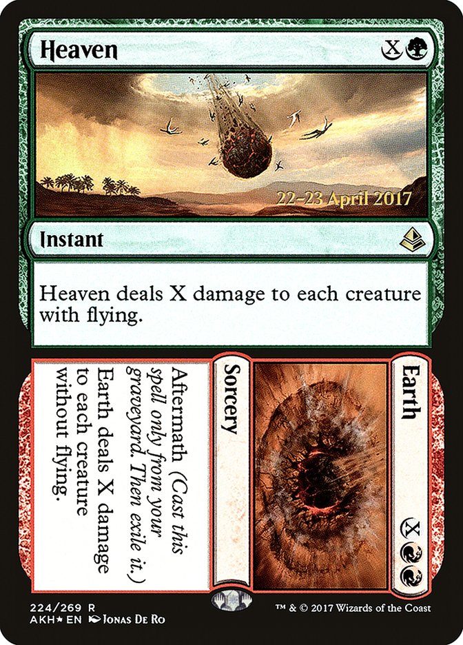 Heaven // Earth  (Prerelease) [Amonkhet Prerelease Promos] | Webway Games