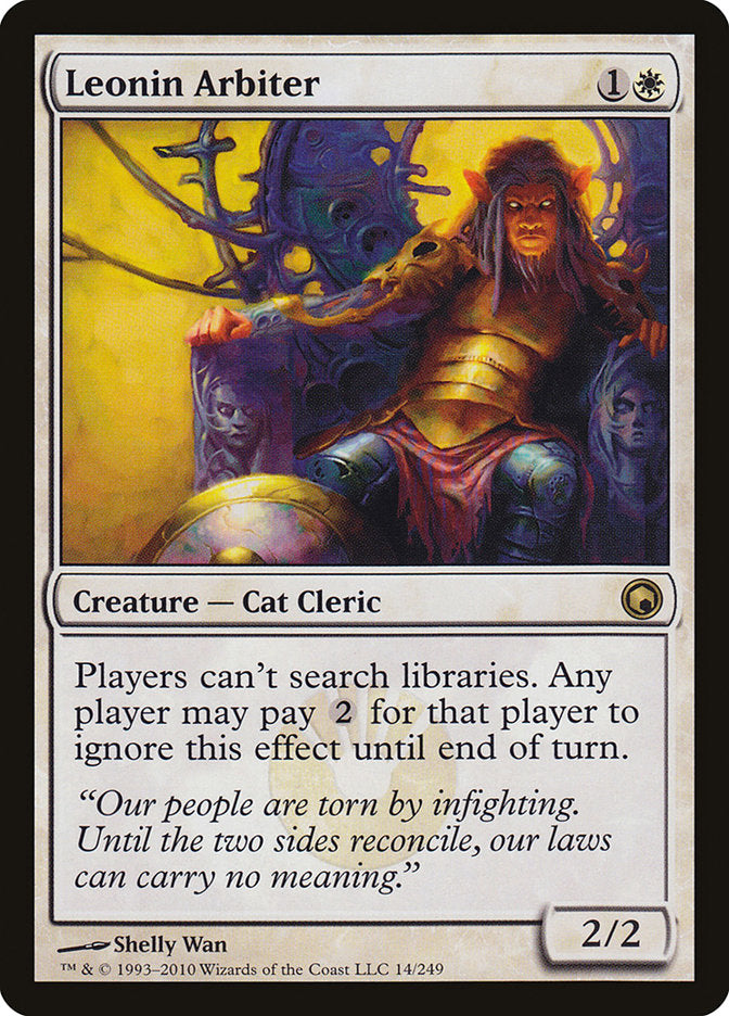 Leonin Arbiter [Scars of Mirrodin] | Webway Games