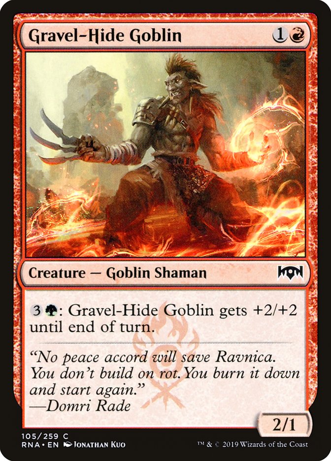 Gravel-Hide Goblin [Ravnica Allegiance] | Webway Games