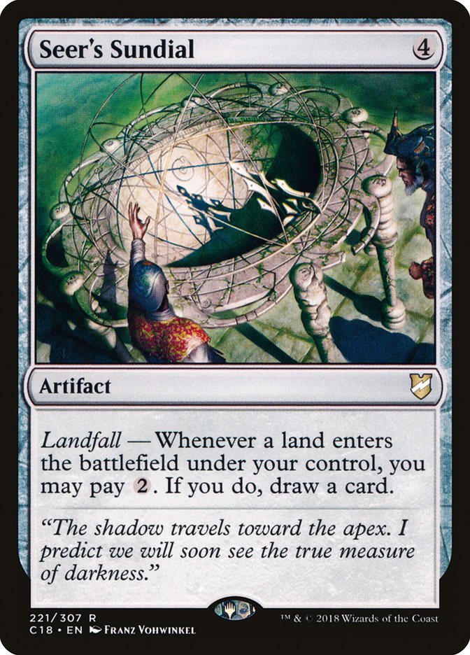 Seer's Sundial [Commander 2018] | Webway Games