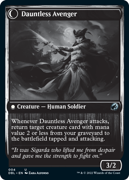 Bereaved Survivor // Dauntless Avenger [Innistrad: Double Feature] | Webway Games