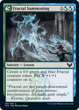 Fractal Summoning [Strixhaven: School of Mages] | Webway Games