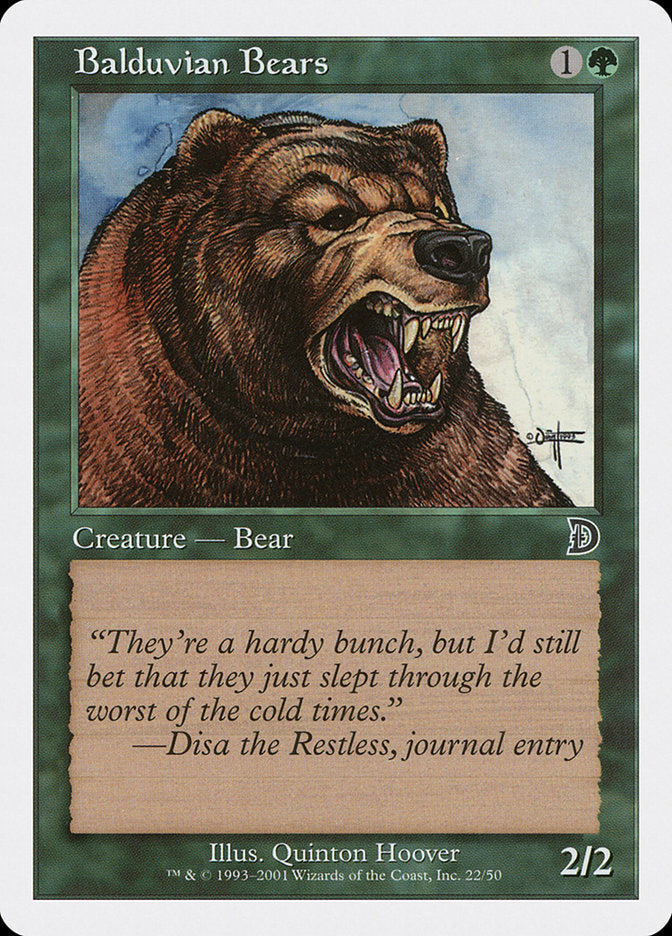 Balduvian Bears [Deckmasters] | Webway Games