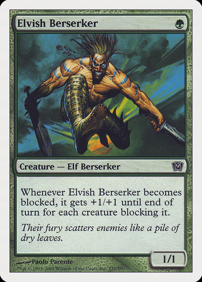 Elvish Berserker [Ninth Edition] | Webway Games