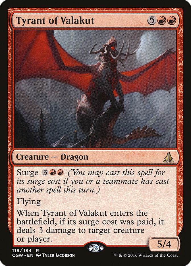 Tyrant of Valakut [Oath of the Gatewatch] | Webway Games