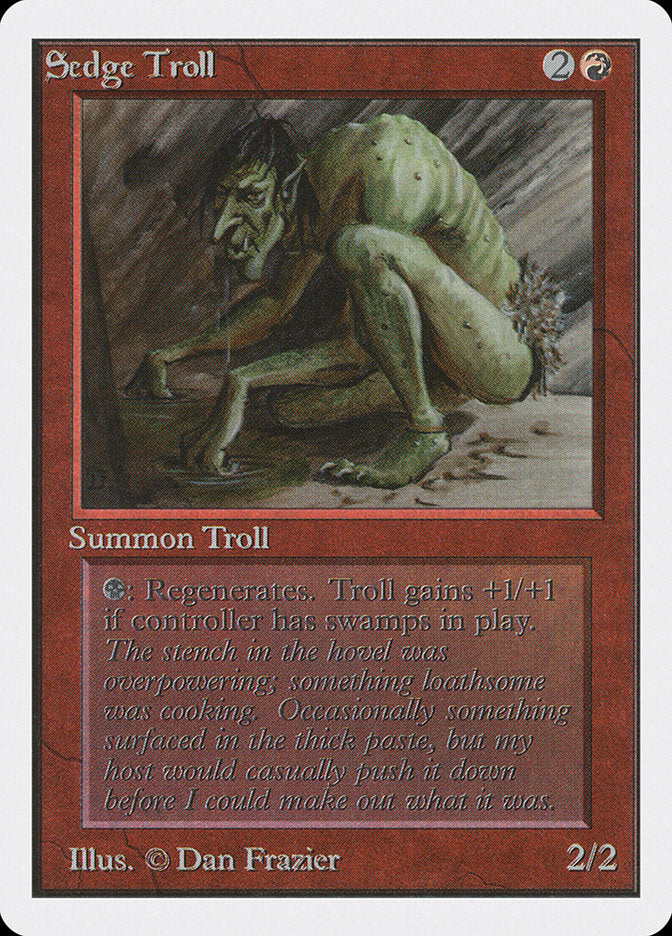 Sedge Troll [Unlimited Edition] | Webway Games