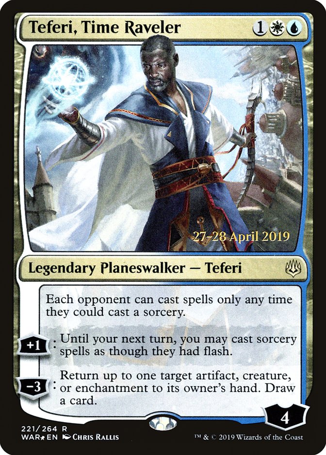 Teferi, Time Raveler  [War of the Spark Prerelease Promos] | Webway Games