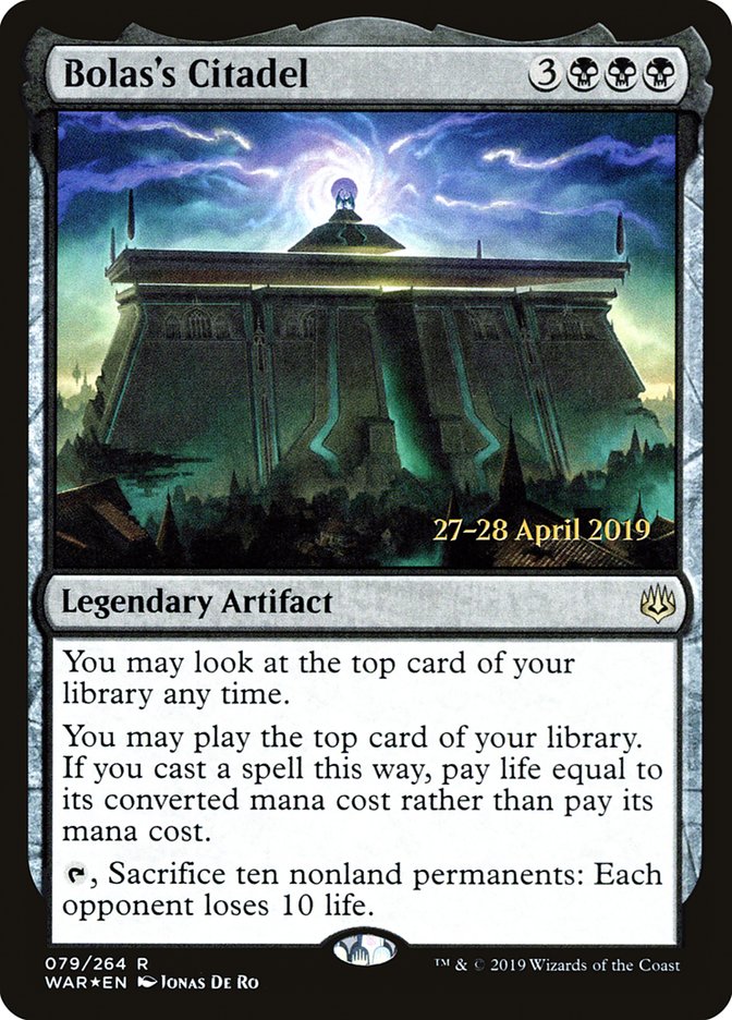 Bolas's Citadel  [War of the Spark Prerelease Promos] | Webway Games