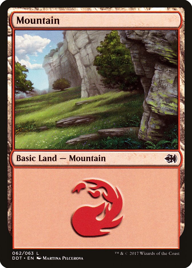 Mountain (#62) [Duel Decks: Merfolk vs. Goblins] | Webway Games
