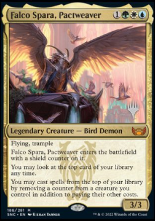 Falco Spara, Pactweaver (Promo Pack) [Streets of New Capenna Promos] | Webway Games