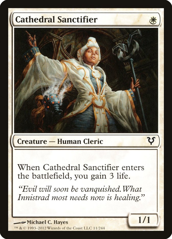 Cathedral Sanctifier [Avacyn Restored] | Webway Games