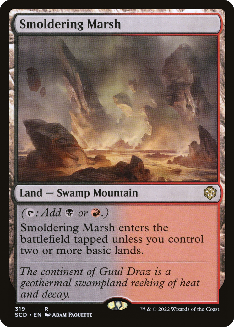 Smoldering Marsh [Starter Commander Decks] | Webway Games
