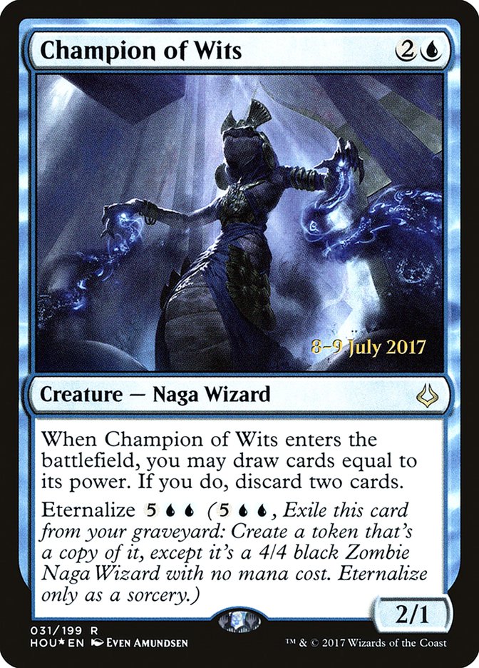 Champion of Wits  (Prerelease) [Hour of Devastation Prerelease Promos] | Webway Games