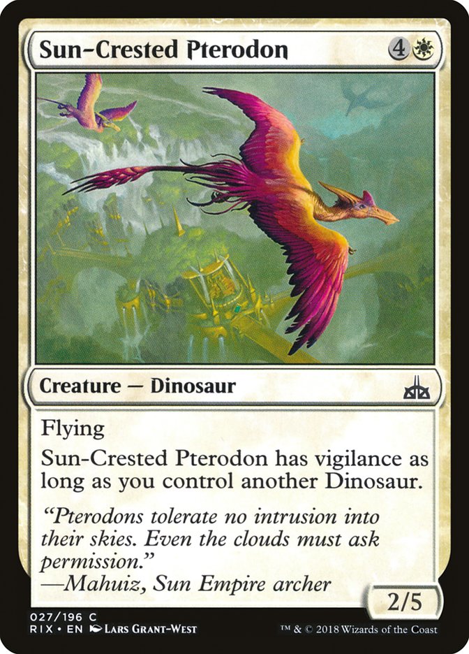Sun-Crested Pterodon [Rivals of Ixalan] | Webway Games