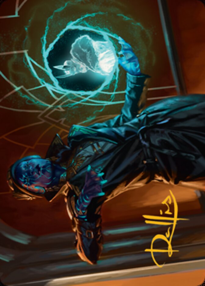 Kamiz, Obscura Oculus Art Card (Gold-Stamped Signature) [Streets of New Capenna Art Series] | Webway Games