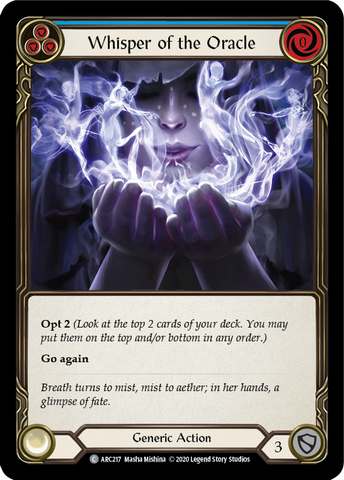 Whisper of the Oracle (Blue) [ARC217] Unlimited Normal