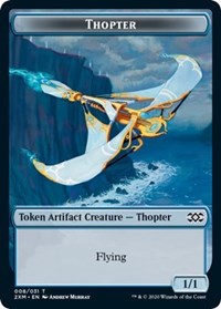 Thopter (008) // Wurm (030) Double-sided Token [Double Masters Tokens] | Webway Games