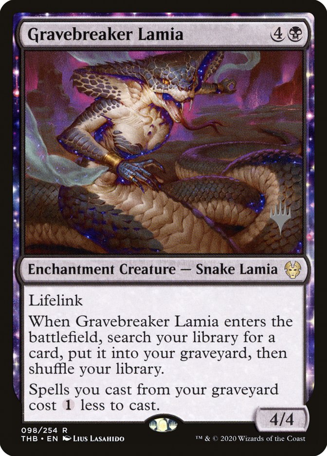 Gravebreaker Lamia (Promo Pack) [Theros Beyond Death Promos] | Webway Games