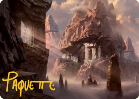 Mountain (277) Art Card (Gold-Stamped Signature) [Dungeons & Dragons: Adventures in the Forgotten Realms Art Series] | Webway Games