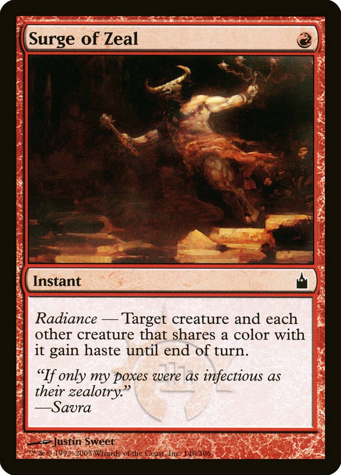 Surge of Zeal [Ravnica: City of Guilds] | Webway Games