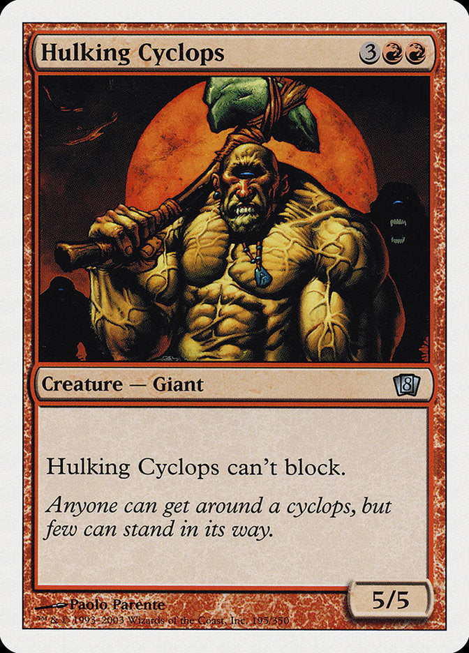 Hulking Cyclops [Eighth Edition] | Webway Games